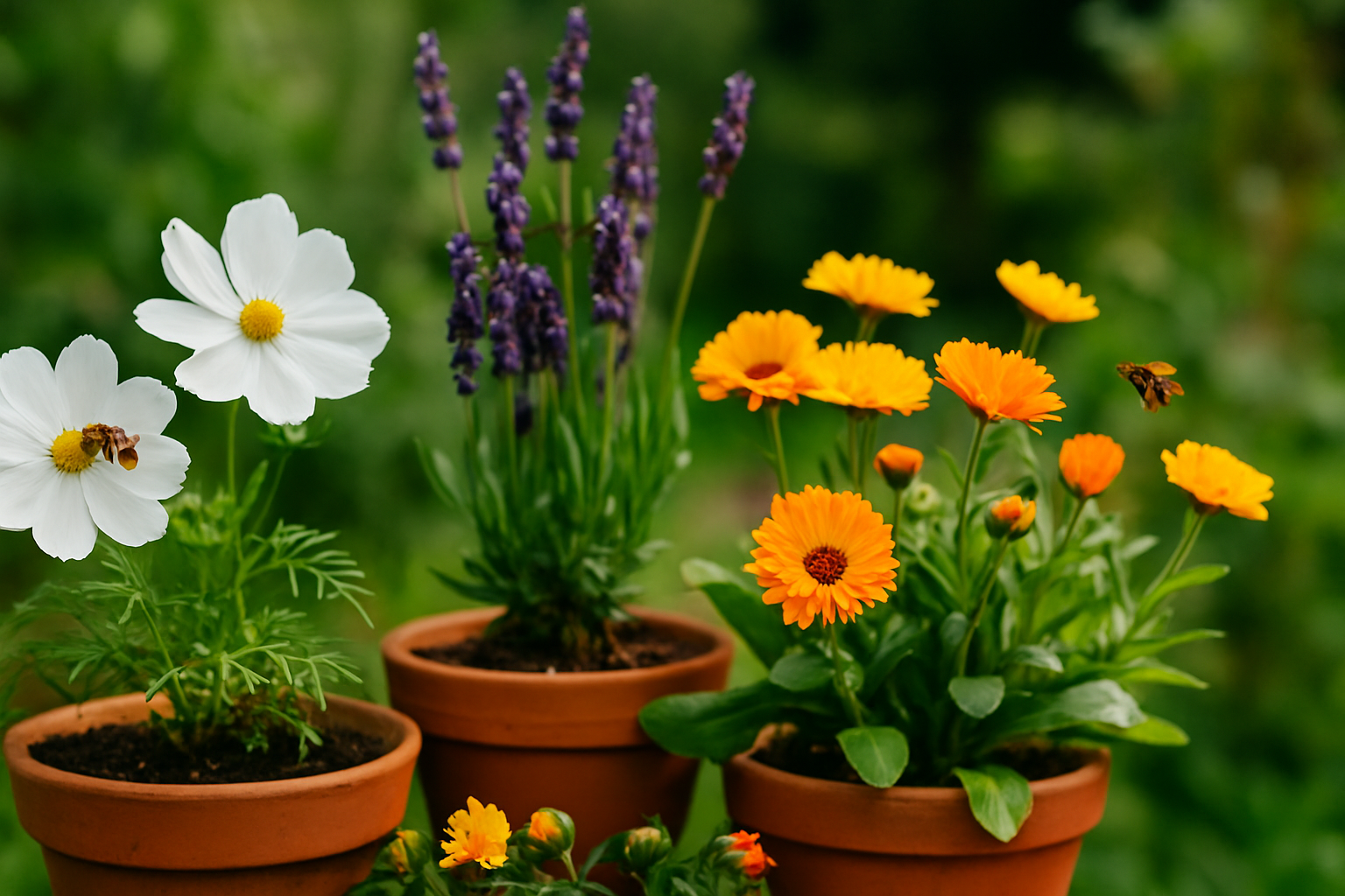 Pollinator pots cover